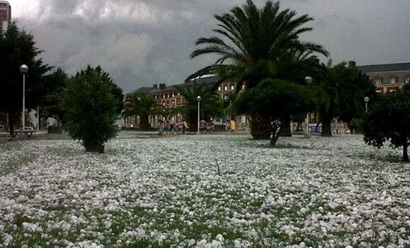 Una granizada