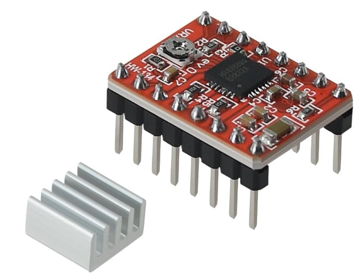 Driver A4988 con disipador.