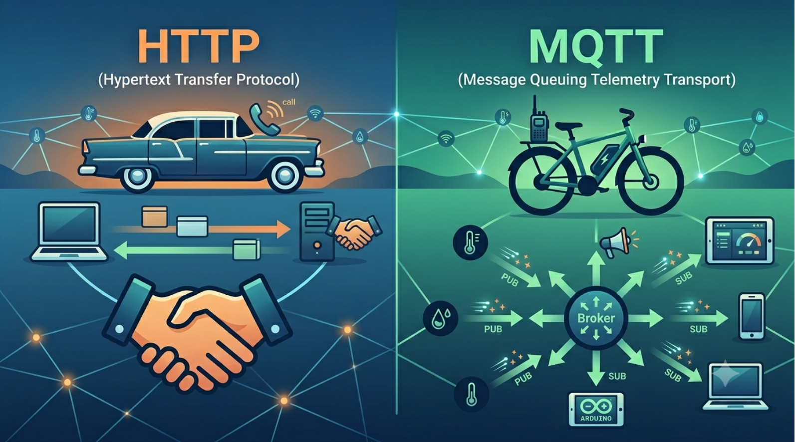 ¿HTTP o MQTT? Depende del contexto y de la aplicación, aprenda a usar ambos.