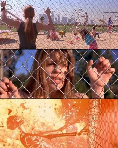Escenas de la película Terminator, Judgement Day donde interviene Sarah Connor