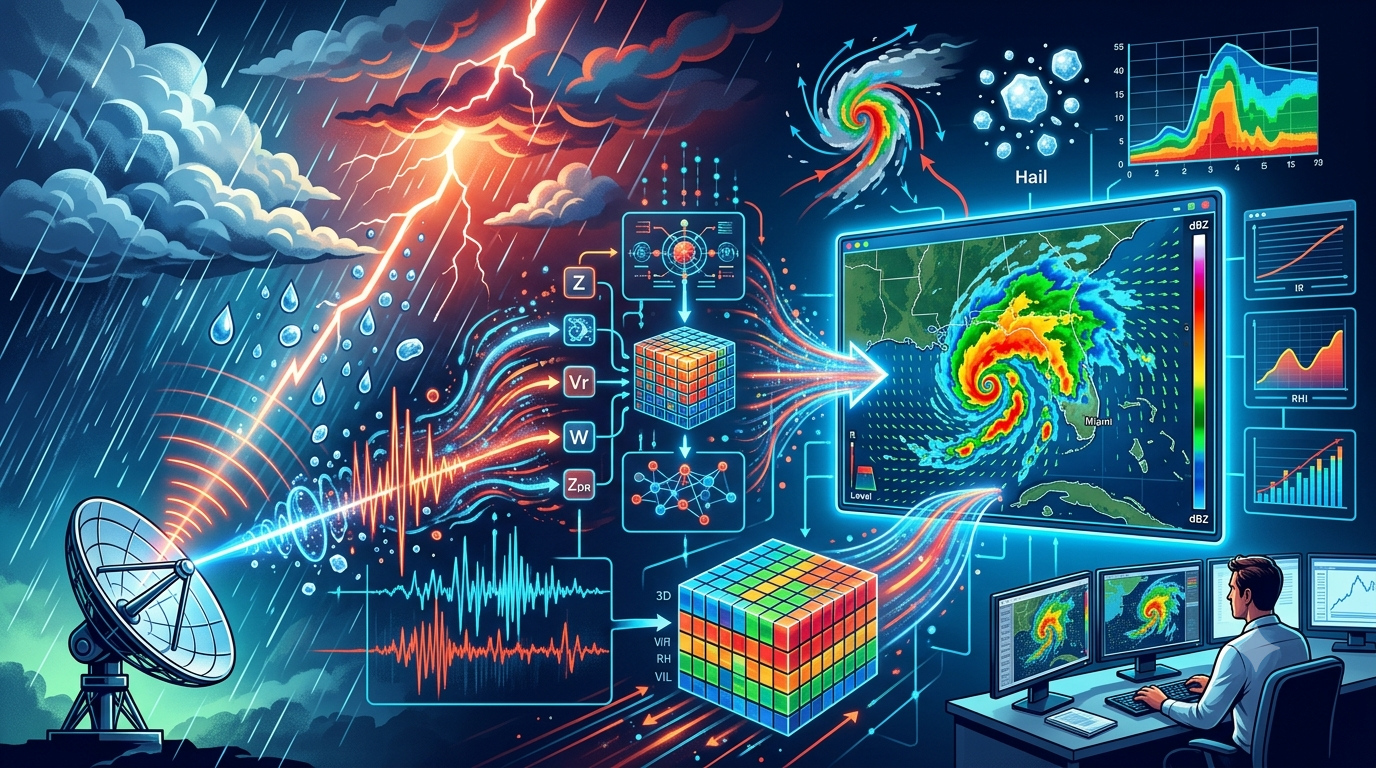 Descubre qué son los productos de radar meteorológico