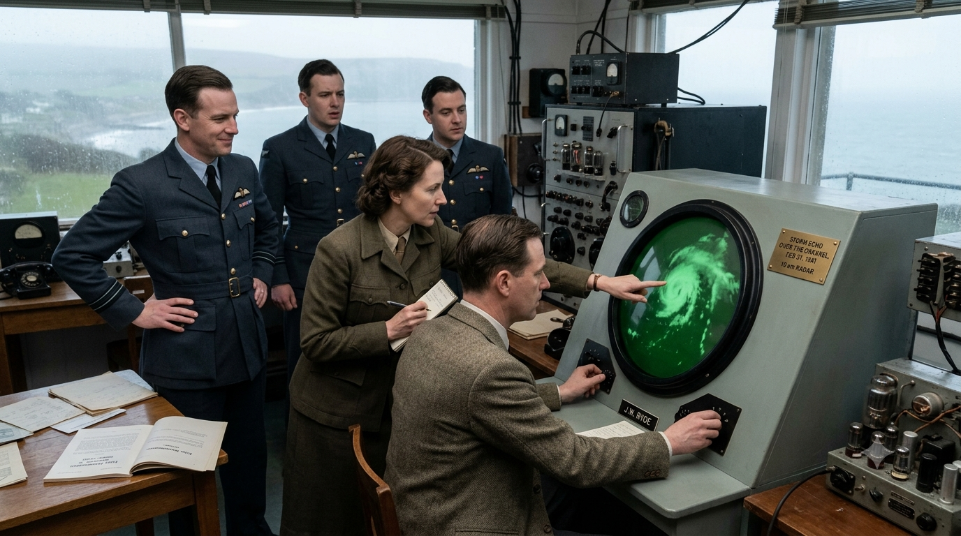 Una tormenta «atravesada» que cambió la historia del radar