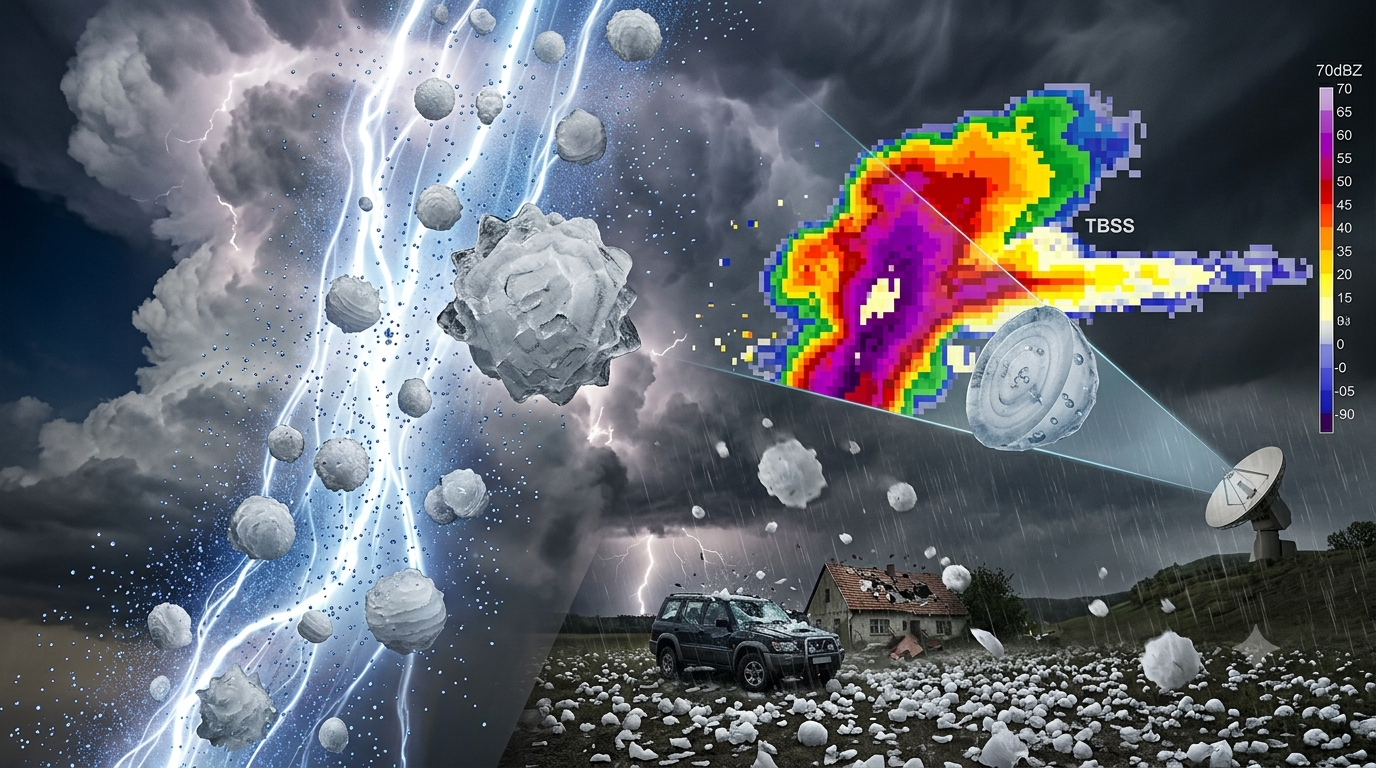 Granizo: la física de la destrucción y cómo detectarlo