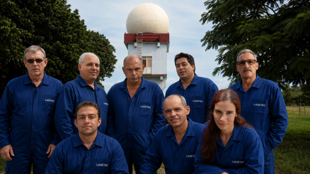LADETEC: Orlando (Rodríguez), Leonardo, Arturo, Roberto, Marcelino, Vladímir, Orlando (Regalón) y Merlyn