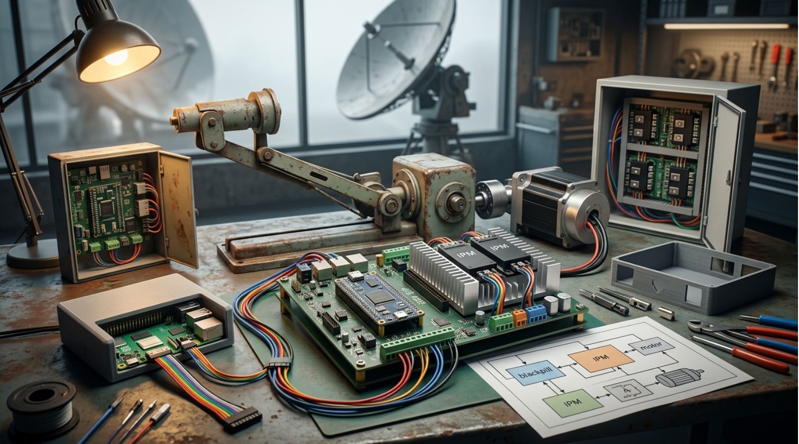 LAMULA™ Antenna_Drive, cuando el Open Hardware mueve el radar