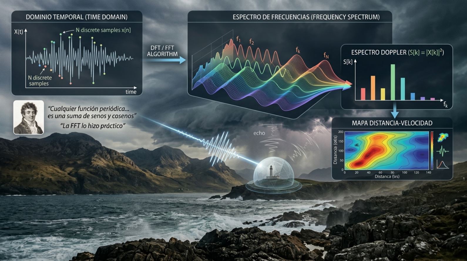 Joseph Fourier: el genial matemático que nos enseñó a descomponer el mundo en ondas