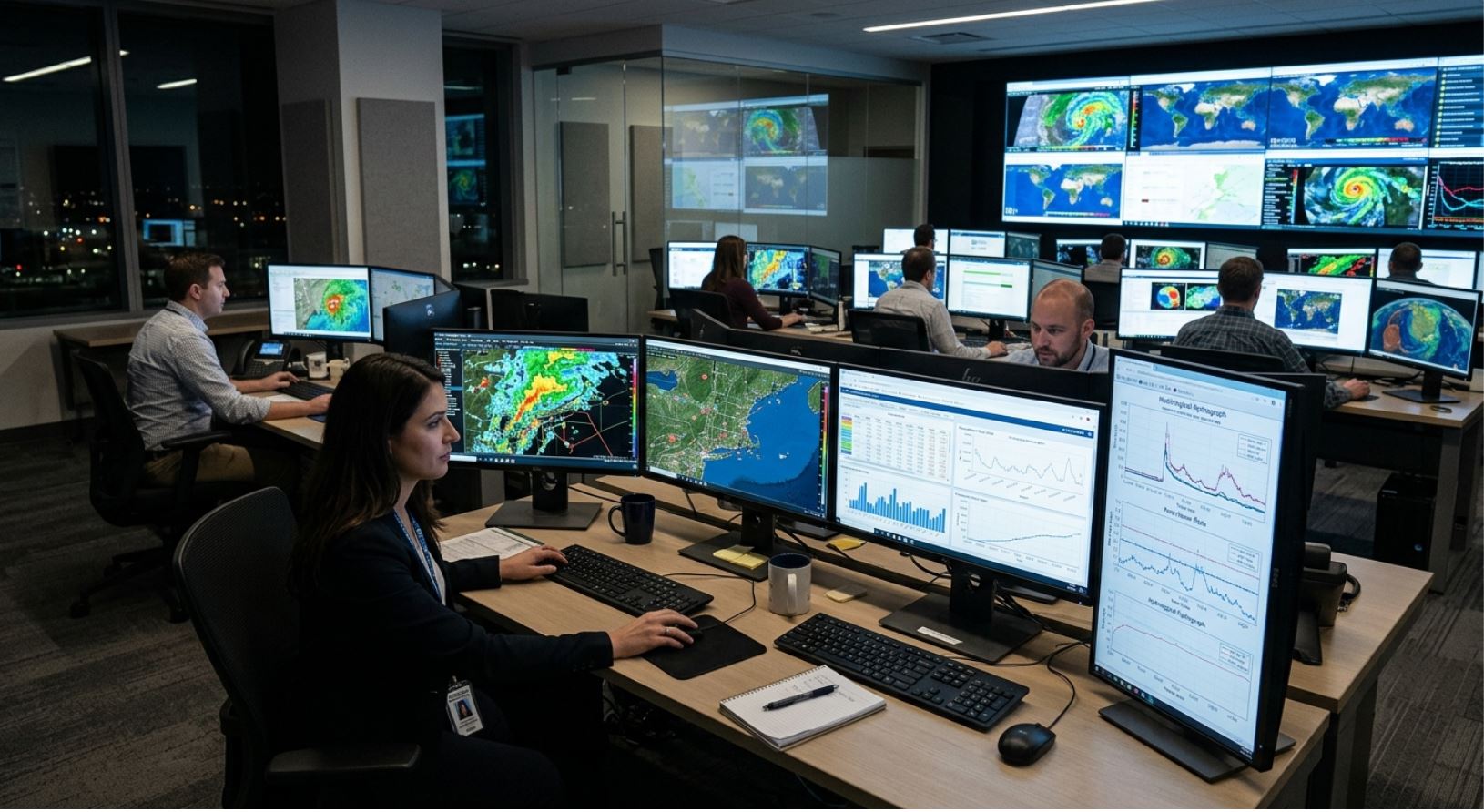 De la lluvia a la alerta en el teléfono: así funciona el sistema en EE.UU.